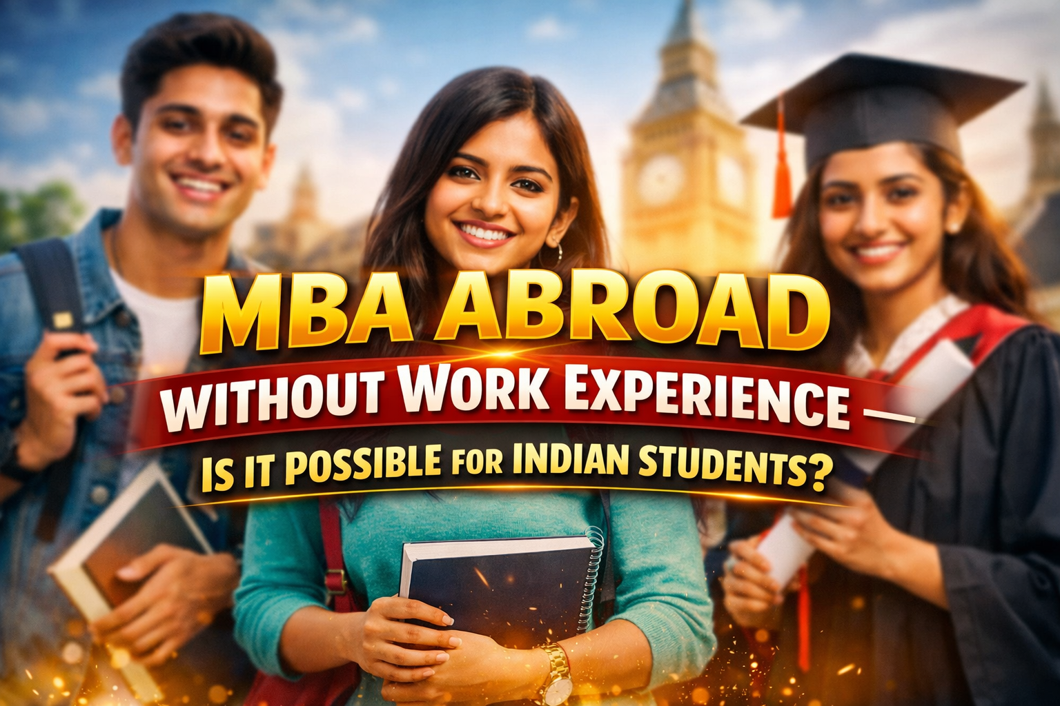 MBA Abroad Without Work Experience — Is It Possible for Indian Students?