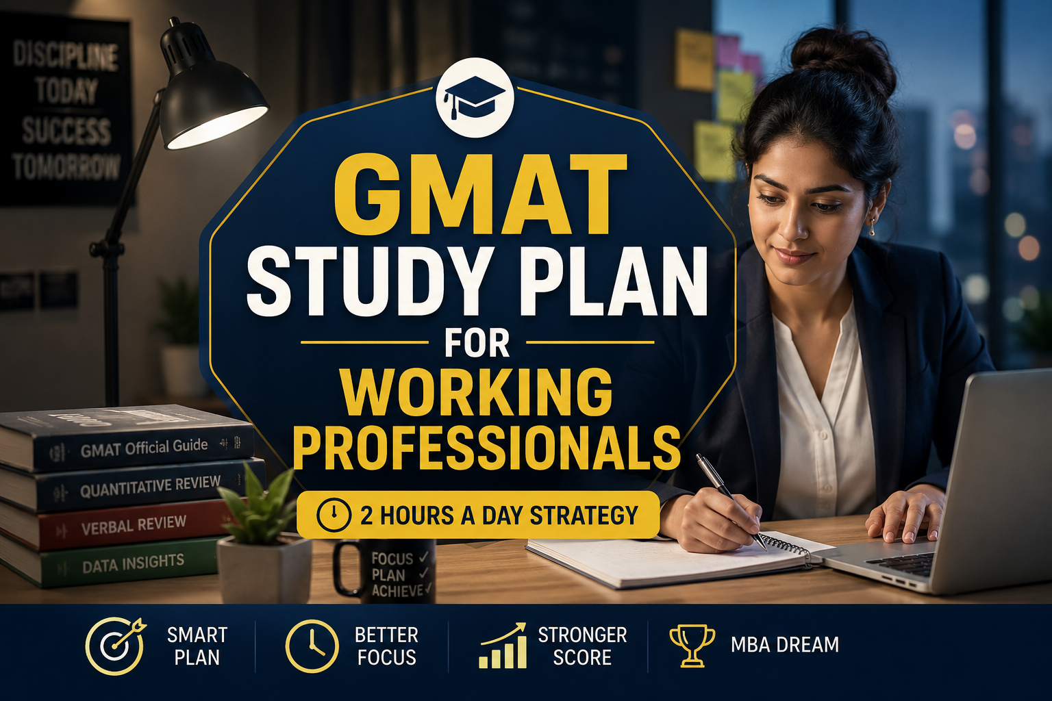 GMAT Study Plan for Working Professionals (2 Hours a Day Strategy)